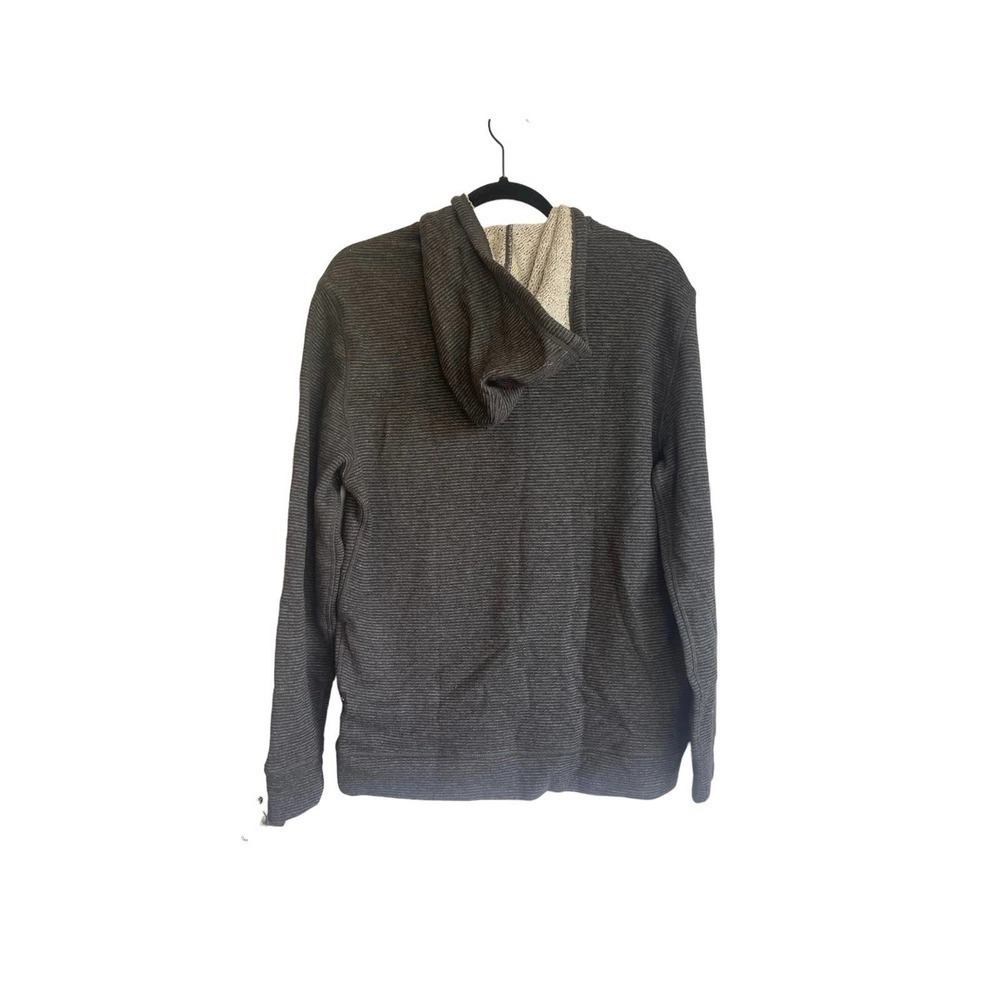 Rails Smith Striped Pullover Hoodie Long Sleeve Black Men's Size Medium NWT - Picture 7 of 10